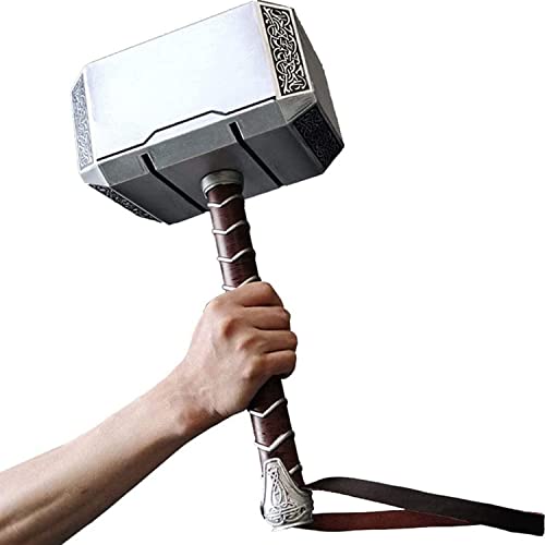 Großer Thors Hammer aus Schaumstoff und PU-Harz | Ultrarealistisches Filmzubehör für Kinder und Erwachsene | Premium-Qualität | Cosplay | Halloween-Kostümzubehör | OriginalCup® von Original Cup