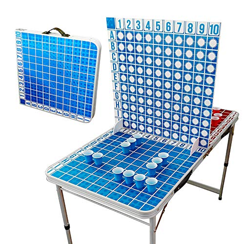 Offizieller Beer Pong Table BattleShots | Schiffe versenken | Premium Qualität | Wasser-und Kratzfest | Aperitif-& Trinkspiel | Partyspiel | OriginalCup® von Original Cup