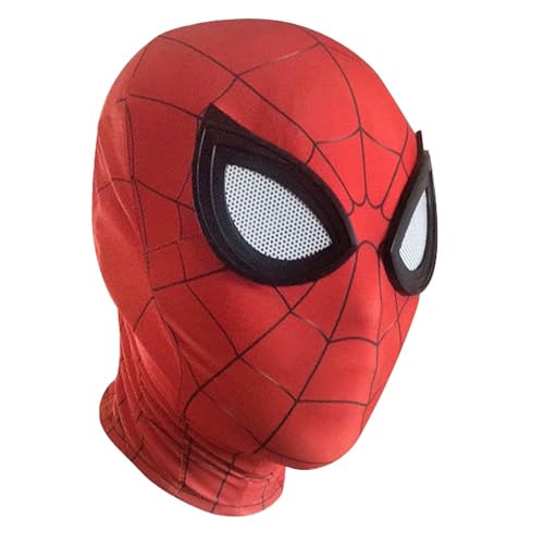 Rote Spider-Maske für Kinder und Erwachsene | Superhelden-Kostüm | Elastische Maske aus ultrabequemem Lycra | Premium-Qualität | Comics | Cosplay | Halloween | OriginalCup® von Original Cup