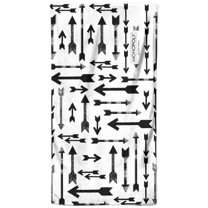 Monopoly Arrows Pattern Beach Towel von Original Hero