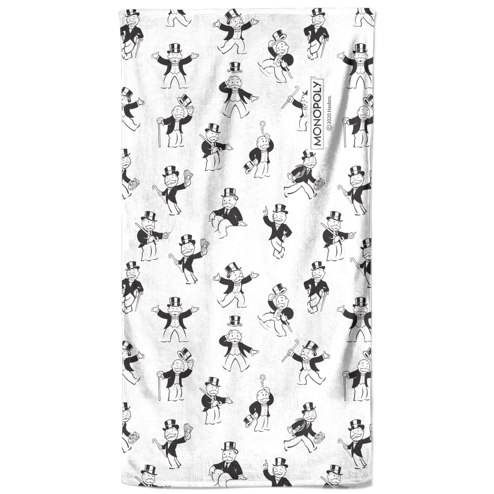 Monopoly Man Pattern Beach Towel Monopoly Man Pattern Beach Towel von Original Hero