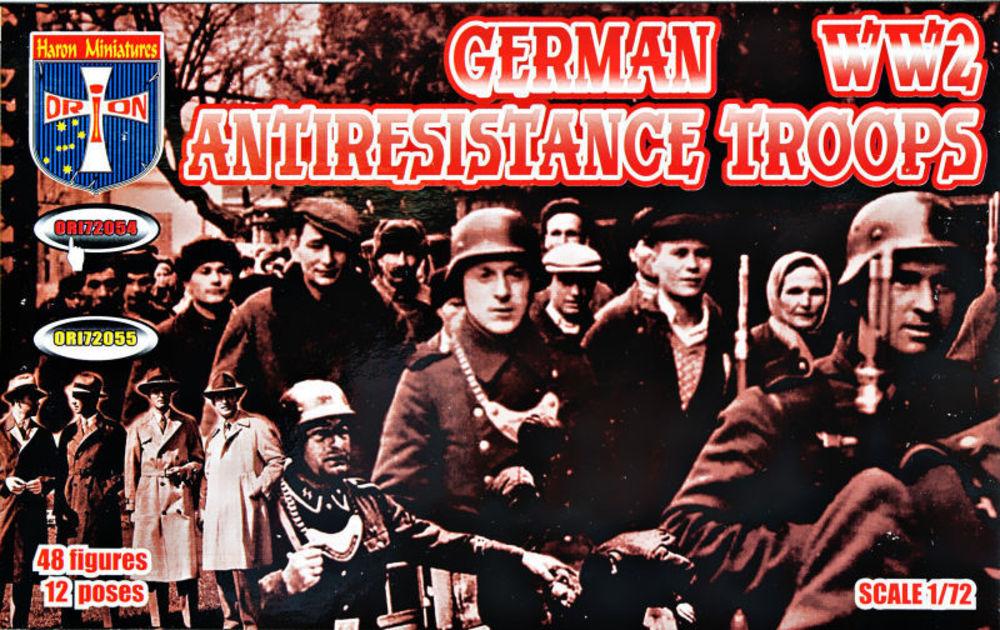 German antiresistance troops. WW2 von Orion