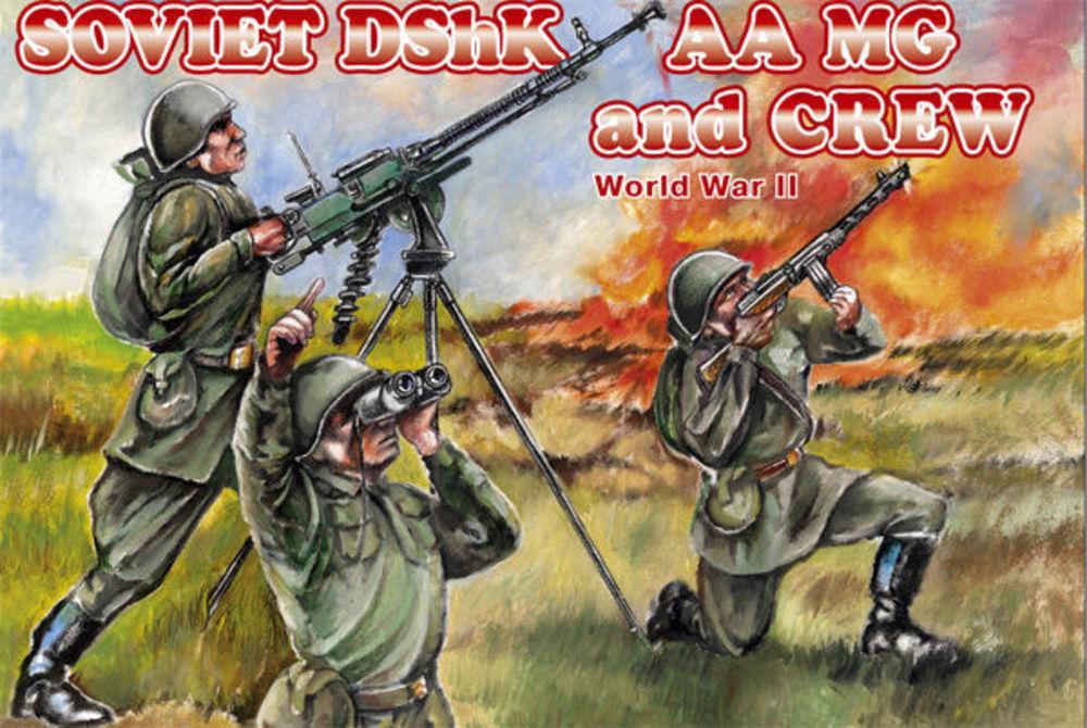 Soviet DShK AA MG and crew von Orion