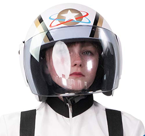 Orlob Astronautenhelm für Kinder und Erwachsene, Einheitsgröße 54-59 cm, Weiß von Orlob