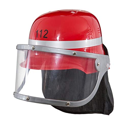 Faschingskostüm Kinder Feuerwehrhelm rot von Orlob