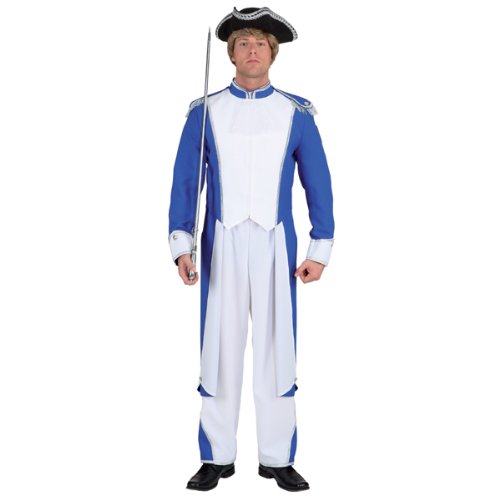 Orlob Gardemajor Kostüm Faschingskostüm Blau Weiss Erwachsener Damen Militär Fasching 52 von Orlob