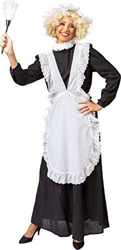 Orlob Maid Costume für Erwachsene: 3-teiliges Stubenmädchen-Set in Weiß für Halloween von Orlob