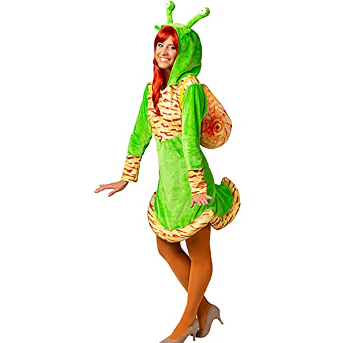 Orlob Damen Kostüm Kleid Schnecke Karneval Fasching Gr. 34/36 von Orlob