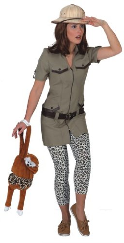 Orlob Damen Kostüm Safari Kleid zu Karneval Fasching in Größe 40 von Orlob