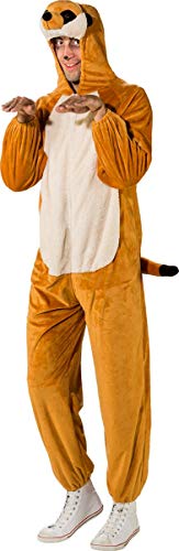 Orlob Damen Plüschkostüm Erdmännchen mit Kapuze und Gesicht, 160-175 cm Orlob Damen Plüschkostüm Erdmännchen mit Kapuze und Gesicht, 160-175 cm von Orlob