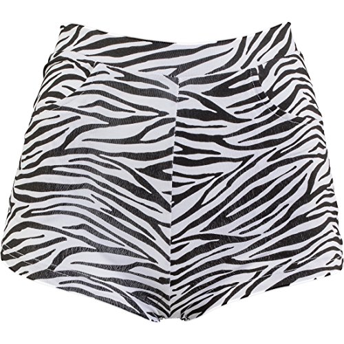 Orlob Fasching Damen Hot Pants Zebra (Small) von Orlob