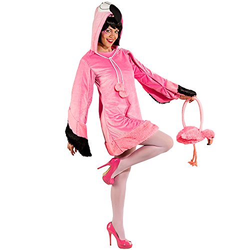 Orlob Fasching Kostüm Damen Flamingo Kleid (34/36) von Orlob