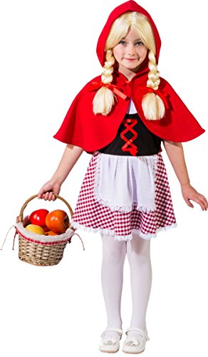 Orlob Fasching Kostüm Kinder Rotkäppchen - Kleid mit Cape (140) von Orlob