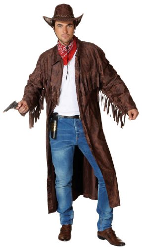 Orlob Westernmantel in braun zum Herren Kostüm Cowboy zu Karneval Gr.48-52 von Orlob