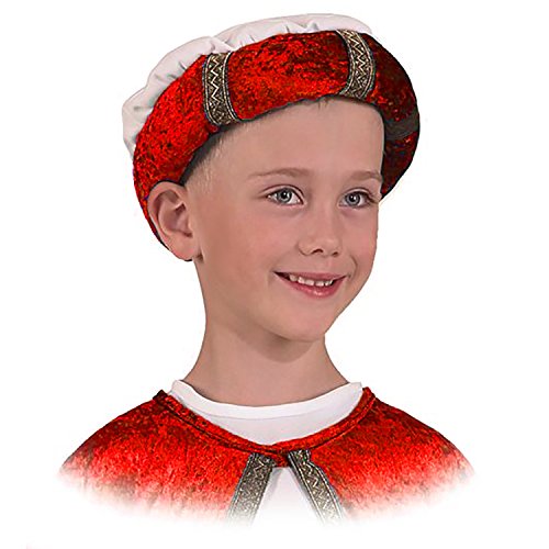 Unbekannt Kinder Turban Heilige Drei Könige Weihnachten Kostüm Karneval Turban, f. Kinder (rot) von Orlob