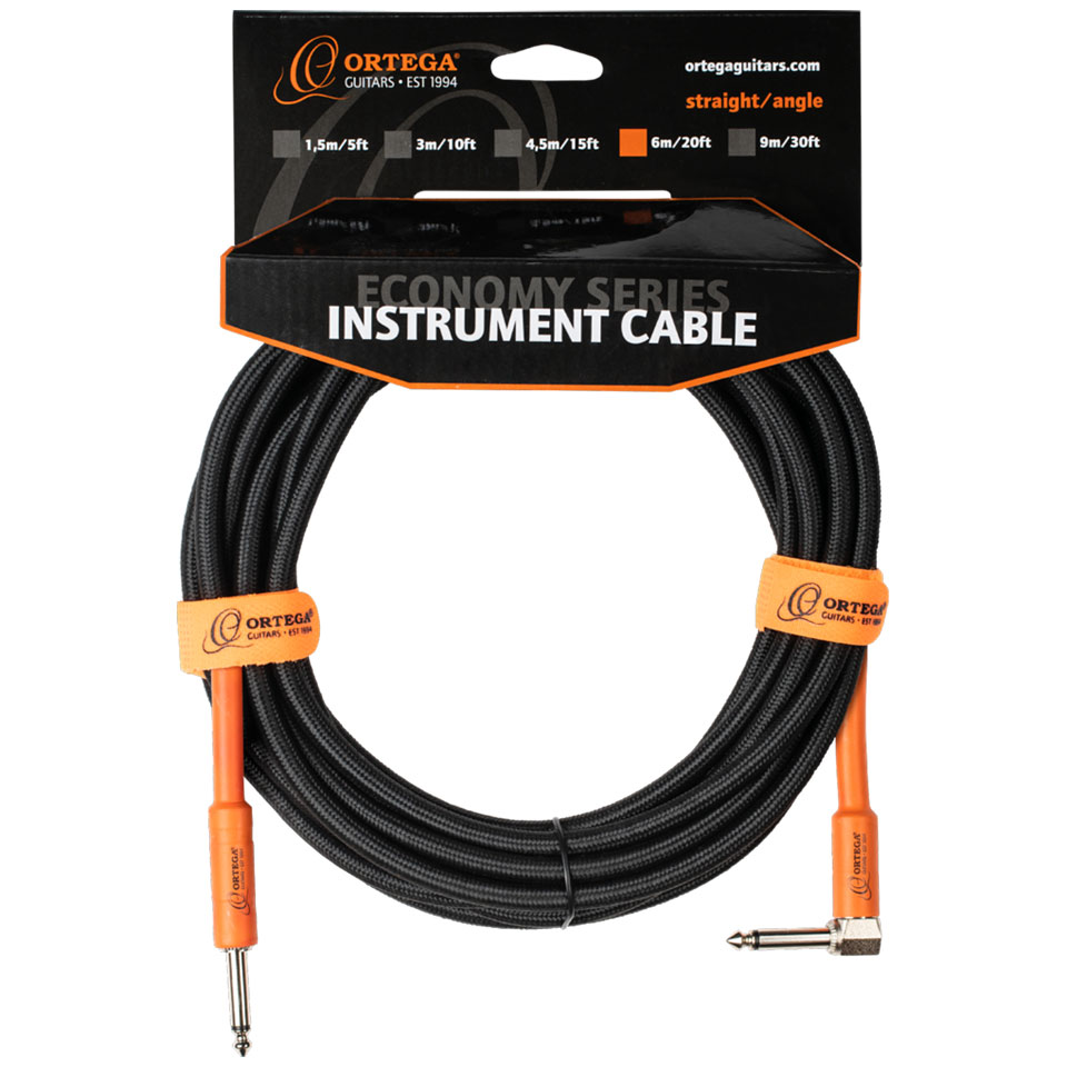 Ortega Cable 6m OECI-20 Instrumentenkabel von Ortega