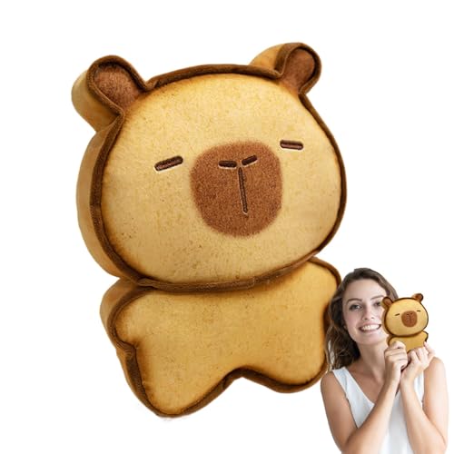 Oseczmut Capybara Plüschpuppe, gefüllte Capybara Plüsch - Toast Capybara niedliche Puppen Stofftiere,Soft Doll Home, einfallsreiches Spiel Plüschzimmer, Stoffspielzeug für Kinder und Erwachsene von Oseczmut