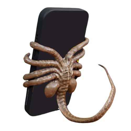 Oseczmut Facehugger Telefonhalter | Verstellbarer Alien Face Hugger Handyhalter | Alien Face Hugger Handyhalter Mit Beweglichen Gelenken, Schrecklicher Facehugger Gothic Handyhalter von Oseczmut