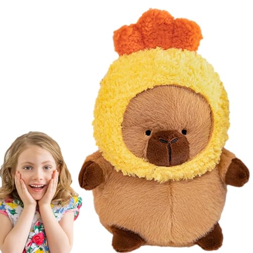 Oseczmut Gefüllte Capybara, Capybara Plüschtier | 8,66 Zoll bequemes Capybara-Plüschtier,Niedliches Plüschtier, Kissenspielzeug, Plüschfigur, Cartoon-Tierspielzeugpuppe, Heimdekoration für Kindertag, von Oseczmut