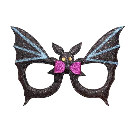 Oseczmut Halloween-Brille,Halloween-Partybrille - Spinnen-Fledermaus-dekorative Kostümbrille,Halloween-Brillengestell, Partyzubehör, Halloween-Kostüm für Damen, Herren, Erwachsene, Kinder von Oseczmut