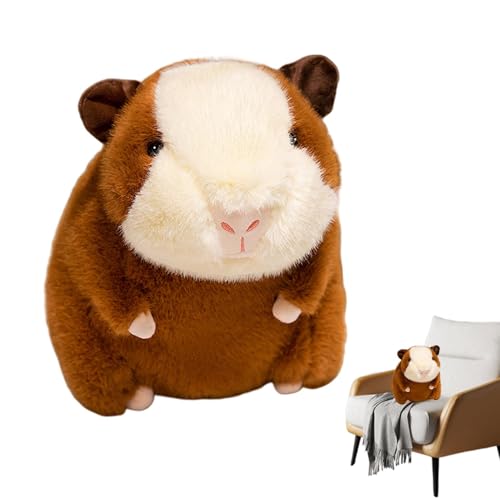 Oseczmut Hamster-Kuscheltiere, Hamsterspielzeug für Kinder | Süßes weiches Plüsch-Wurfkissen, Sofa-Dekoration - 30 cm große realistische Plüschtierpuppe, Heimdekoration für Bett, Sofa und Bücherregal von Oseczmut