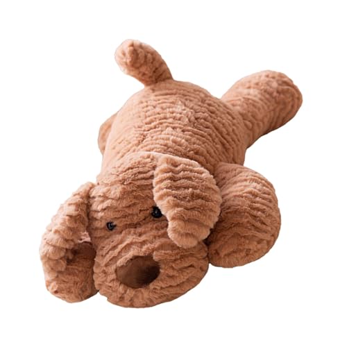 Oseczmut Hundeplüsch,Plüschhund, Kinder-Plüschkissen, Plushies liegender Hund, weiches Kissen, Kinder-Plüschtier für und Mädchen, Stofftier-Kissenspielzeug von Oseczmut