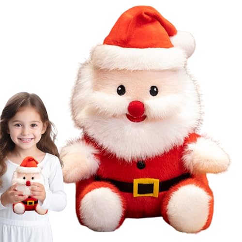 Oseczmut Plüsch-Weihnachtsmann-Puppe,Weihnachtsmann-Puppe-Plüschtier - Weihnachtsmann-Stoffdekoration - 9,8-Zoll-Weihnachtssüßspielzeug, Weihnachtsmann-Puppe, Ornament, Dekoration für Lehrer, Schüler, von Oseczmut