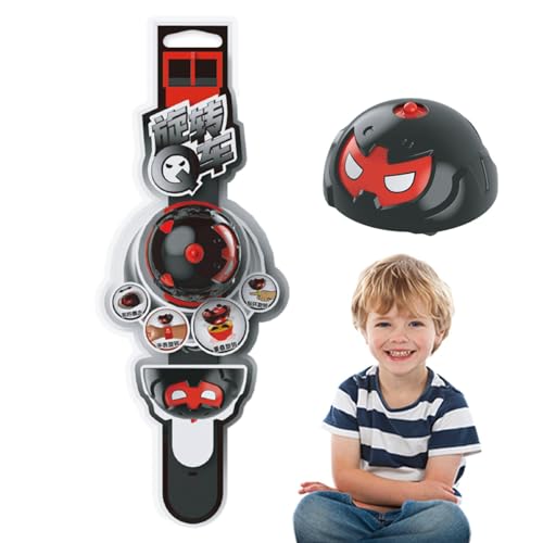 Spinner-Spielzeug für Kinder, Sich drehendes Spielzeugauto - Reibungs-Mini-Autouhr mit Armband - Fördern Sie die Feinmotorik. Auto-Spinner für Klassenzimmer, Innenhof, Wohnzimmer, Spielplatz, Balkon von Oseczmut