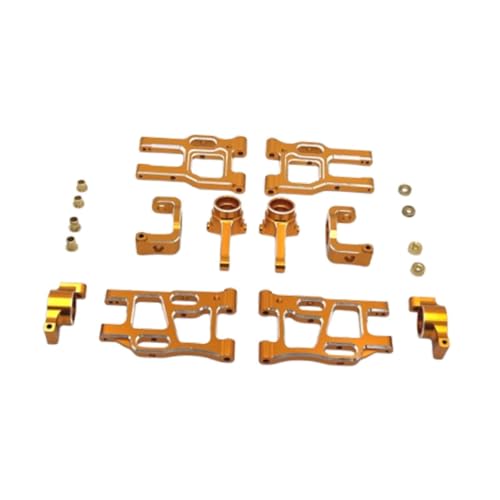 Oshhni 1/10 RC-Auto-Upgrade-Teile, Metall-Upgrade-Kits, einfach zu installierendes RC-Autozubehör für Ptg-2R RC-Hobby-Auto, DIY-modifizierter LKW, Gold von Oshhni