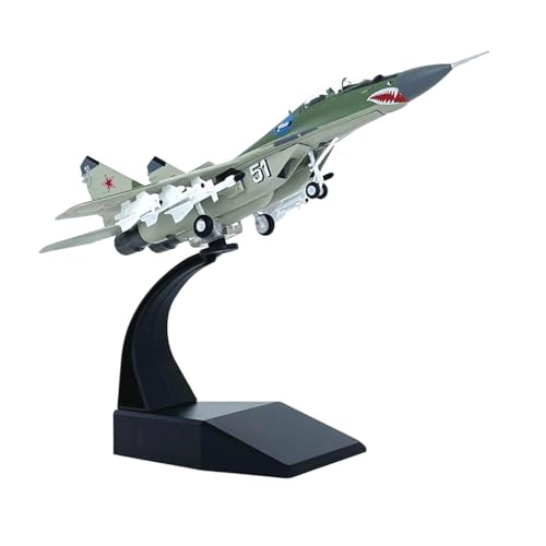 Oshhni 1/100 Skala Fighter Aircraft Model Flugzeugmodell Simulation Metall Kämpfermodell für Wohnzimmer Büroschrank Sammlerstücke von Oshhni