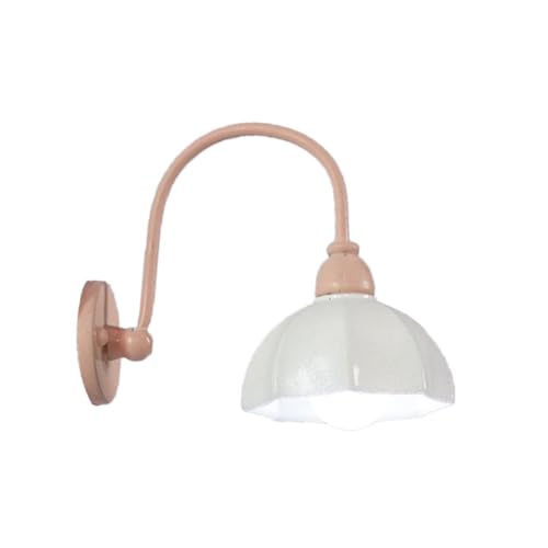 Oshhni 1/12 Puppenhaus Miniatur Wandleuchten Puppenhaus Zubehör Dekoration Simulation Modell für Home Micro Landschaft Schlafzimmer, Weiß Oshhni 1/12 Puppenhaus Miniatur Wandleuchten Puppenhaus Zubehör Dekoration Simulation Modell für Home Micro Landschaft Schlafzimmer, Weiß von Oshhni