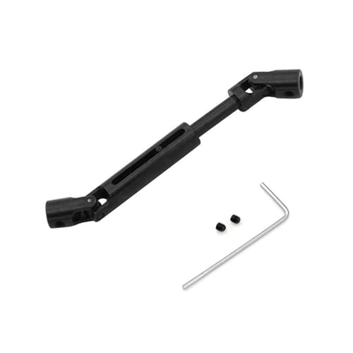 Oshhni 1/12 RC-Auto-Antriebswelle, Metall-Antriebswelle 69 mm, Upgrade-Übertragungsgelenk für Fahrzeuge, ferngesteuertes Auto, MN82 ersetzt, Schwarz von Oshhni