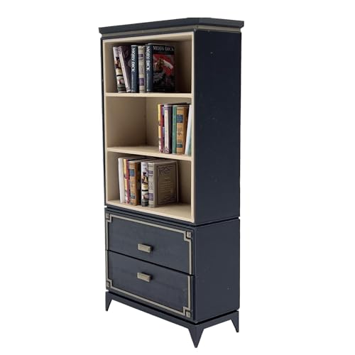 Oshhni 1/12 puppenhaus Bücherregal Miniatur Bücherregal Desktop Ornament Mini Vitrine Oshhni 1/12 puppenhaus Bücherregal Miniatur Bücherregal Desktop Ornament Mini Vitrine von Oshhni