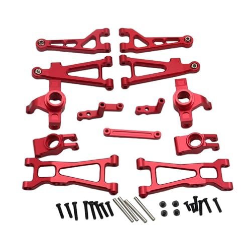 Oshhni 1/16 RC Auto Ersetzen Teile Fernbedienung Auto Teile Reparatur Teile für H16 16207, Rot von Oshhni