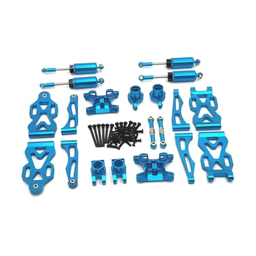 Oshhni 1/16 RC Auto Verbesserte Metallteile RC Autoteilersatz Professionelle Ersatzzubehör-Kits für Q130A C8805 DIY ACCS, Blau von Oshhni