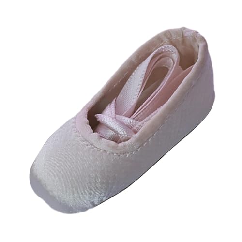 Oshhni 1/4 Doll Ballet Schuhe Mini -Puppenschuhe, Miniatur, DIY -Puppenspielzeug, Dress -up -Spielzeug süße Puppenzubehör für 5 6 7 8 Mädchen Geschenk, Rosa von Oshhni