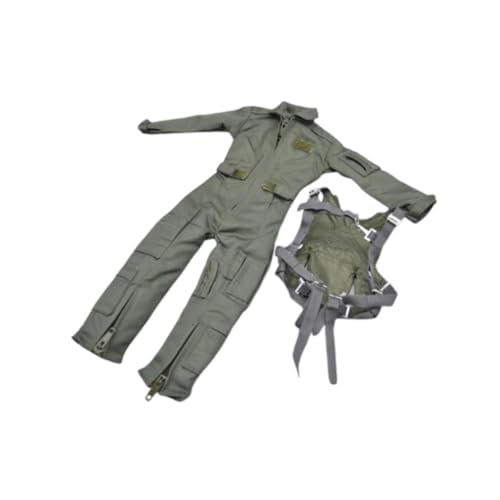 Oshhni 1: 6 Skala Jumpsuit Mode handgefertigte Actionfiguren Kleidung mit Brustweste für 12 -Zoll -Figuren Körperzubehör, Style B von Oshhni