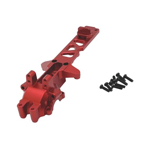 Oshhni 1:16 RC Auto Getriebe Abdeckung Metall Hinten DIY Modifizierte Robuste RC Auto Ersatzteil Differential Fall Abdeckung für 16207 16208 DIY ACCS, ROT von Oshhni