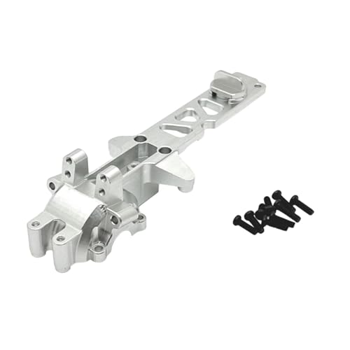 Oshhni 1:16 RC Auto Getriebe Abdeckung Metall Hinten DIY Modifizierte Robuste RC Auto Ersatzteil Differential Fall Abdeckung für 16207 16208 DIY ACCS, Silber von Oshhni