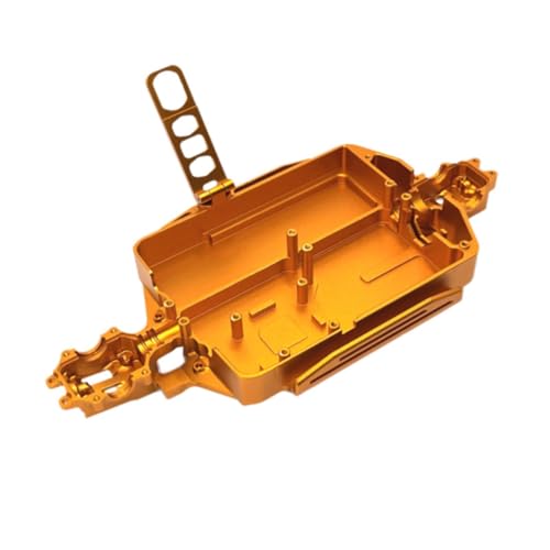 Oshhni 1:16 RC Autochassis Ersatzteile ersetzen DIY Modell Ersatzteile Chassis für 16207 16208 16209 16210 M162 Crawler Zubehör RC Auto, Gold von Oshhni