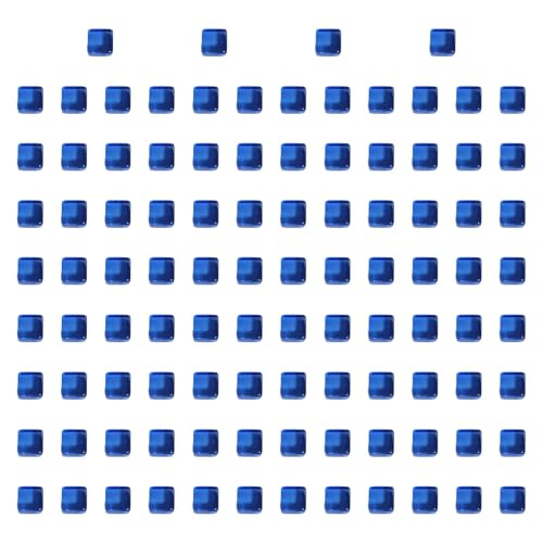 Oshhni 100x Acrylwürfel Blankowürfel, Bausteine, Sensorisches Trainingsspielzeug für Brettspiele Tabletop, Blau Oshhni 100x Acrylwürfel Blankowürfel, Bausteine, Sensorisches Trainingsspielzeug für Brettspiele Tabletop, Blau von Oshhni