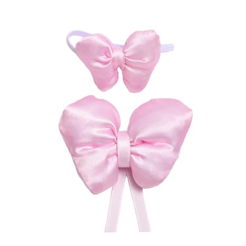 Oshhni 15cm Puppenkleidung Bowknots Machen Sie Ihre eigene Puppe Party Favor Anhänger Puppe Outfits DIY, Rosa Schleifen von Oshhni