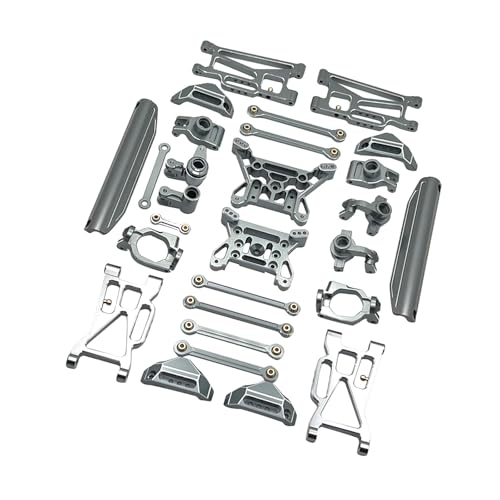 Oshhni 15x RC Auto Zubehör Nachrüstung Zubehör Geändert Ersatz Kits für 10208 1:10 Skala Modell LKW, GRAU von Oshhni