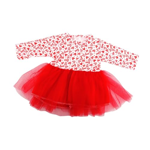 Oshhni 18-Zoll-Puppenkleid, Puppen-Outfits, stylisch, Foto-Requisiten, DIY-Puppenkleidung, Puppenkleidung, 43-cm-Puppen von Oshhni