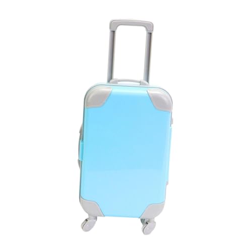 Oshhni 18 Zoll Puppenkoffer, Mini-Reisekoffer, Gepäckbox, Dekoration, Miniatur, amerikanische Aufbewahrung, Babyspielzeug für, Geschenkparty, Blau Oshhni 18 Zoll Puppenkoffer, Mini-Reisekoffer, Gepäckbox, Dekoration, Miniatur, amerikanische Aufbewahrung, Babyspielzeug für, Geschenkparty, Blau von Oshhni