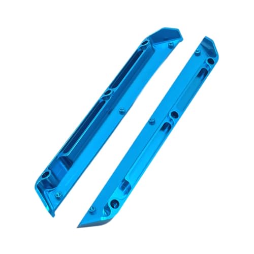 Oshhni 2 stück 1:12 RC Auto Chassis Schmutzfänger Aluminium Legierung DIY Seite Trails Bar Ersatz für Wltoys 124019 124017 RC Hobby Auto, Blau von Oshhni