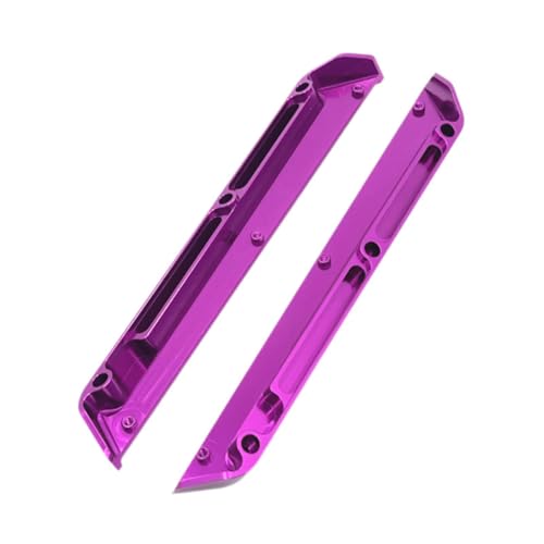 Oshhni 2 stück 1:12 RC Auto Chassis Schmutzfänger Aluminium Legierung DIY Seite Trails Bar Ersatz für Wltoys 124019 124017 RC Hobby Auto, Violett von Oshhni