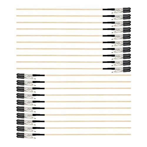 Oshhni 20x Krokodilklemmen-Sticks zum Bemalen von Modellen, stabil, DIY, Gummispitzen zum Airbrush-Hobby-Sprühen für Mini-Modellteile Oshhni 20x Krokodilklemmen-Sticks zum Bemalen von Modellen, stabil, DIY, Gummispitzen zum Airbrush-Hobby-Sprühen für Mini-Modellteile von Oshhni