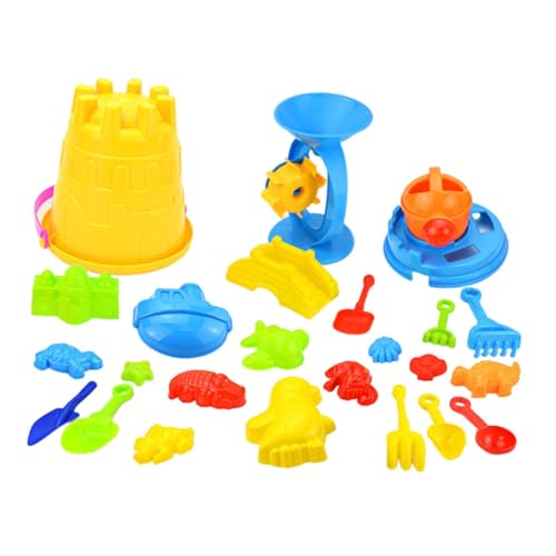 Oshhni 25-teiliges Strandspielzeug-Set, Burgbausatz, Eimer- und Schaufel-Set, Sandburgspielzeug für Partys Oshhni 25-teiliges Strandspielzeug-Set, Burgbausatz, Eimer- und Schaufel-Set, Sandburgspielzeug für Partys von Oshhni