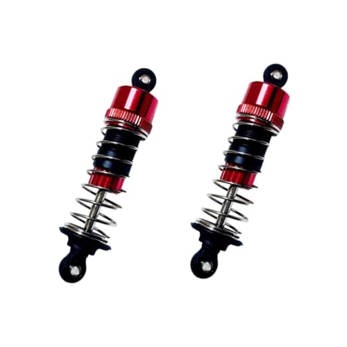 Oshhni 2pcs RC -Auto -Heck -Stoßdämpfer, Ersatz, Metall -RC -Zubehör für 16207 16208 16209 16210 1/16 RC CAR DIY Modifiziert von Oshhni